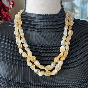 Genuine Citrine Necklace
